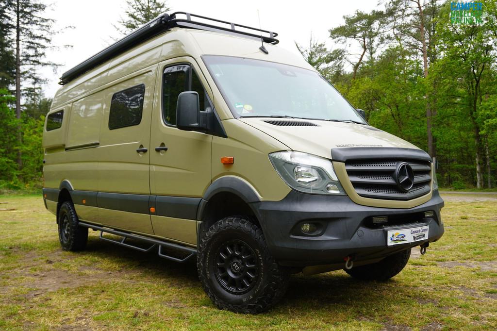Mercedes-Benz Sprinter Premium Adventure Camper van, Caravans en Kamperen, Automaat, Buscamper of Camperbus, Verwarmde buitenspiegels