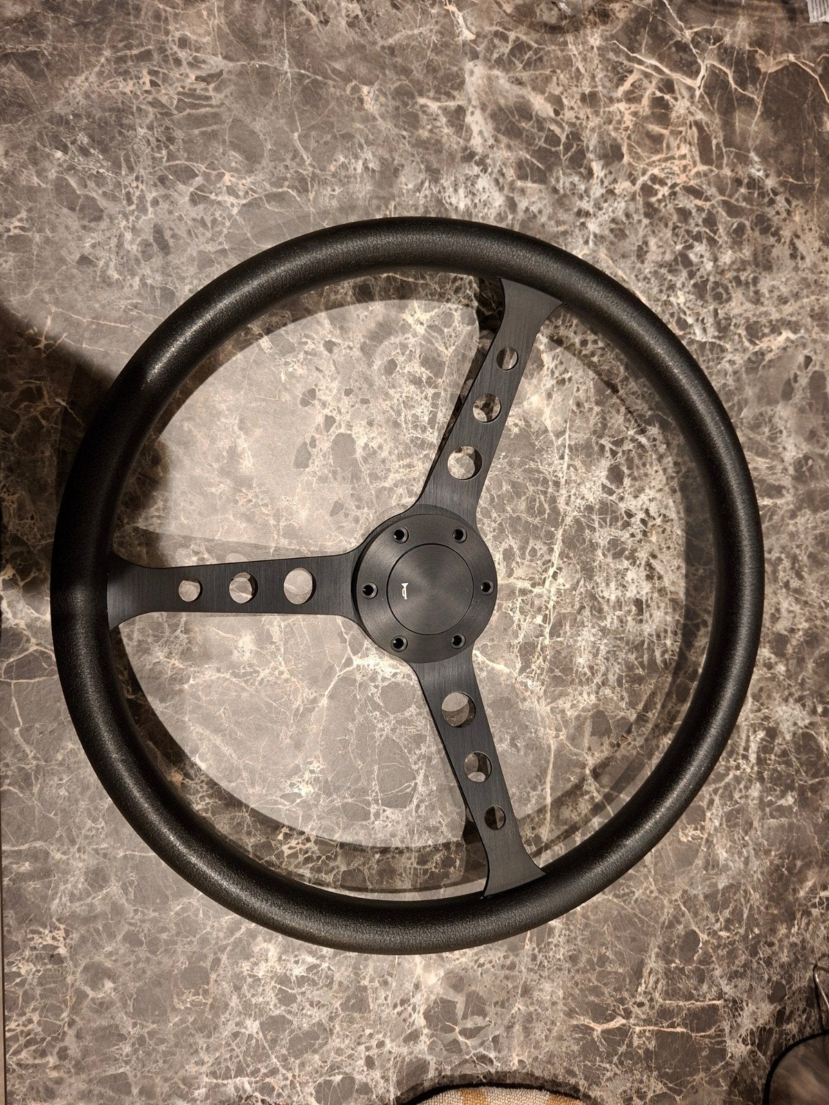 Sportstuur  race stuur zwart full black sparco momo 380mm, Ophalen of Verzenden, Nieuw