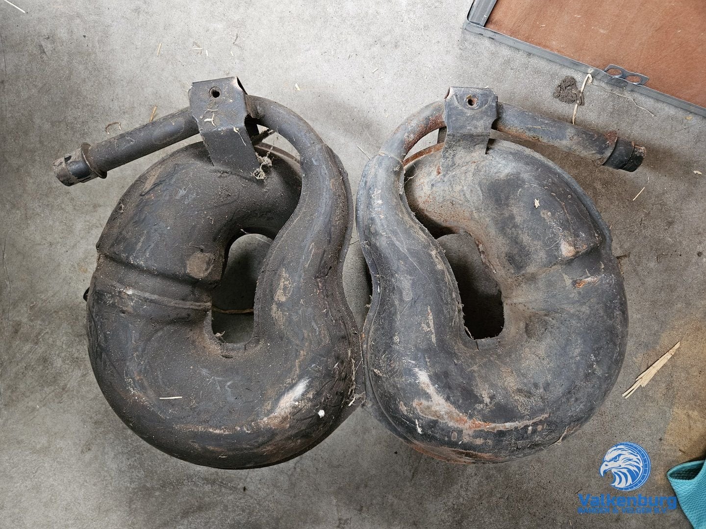 Originele Yamaha Banshee YFZ 350 3GG uitlaatbochten 2takt, Gebruikt, -, -, Ophalen of Verzenden