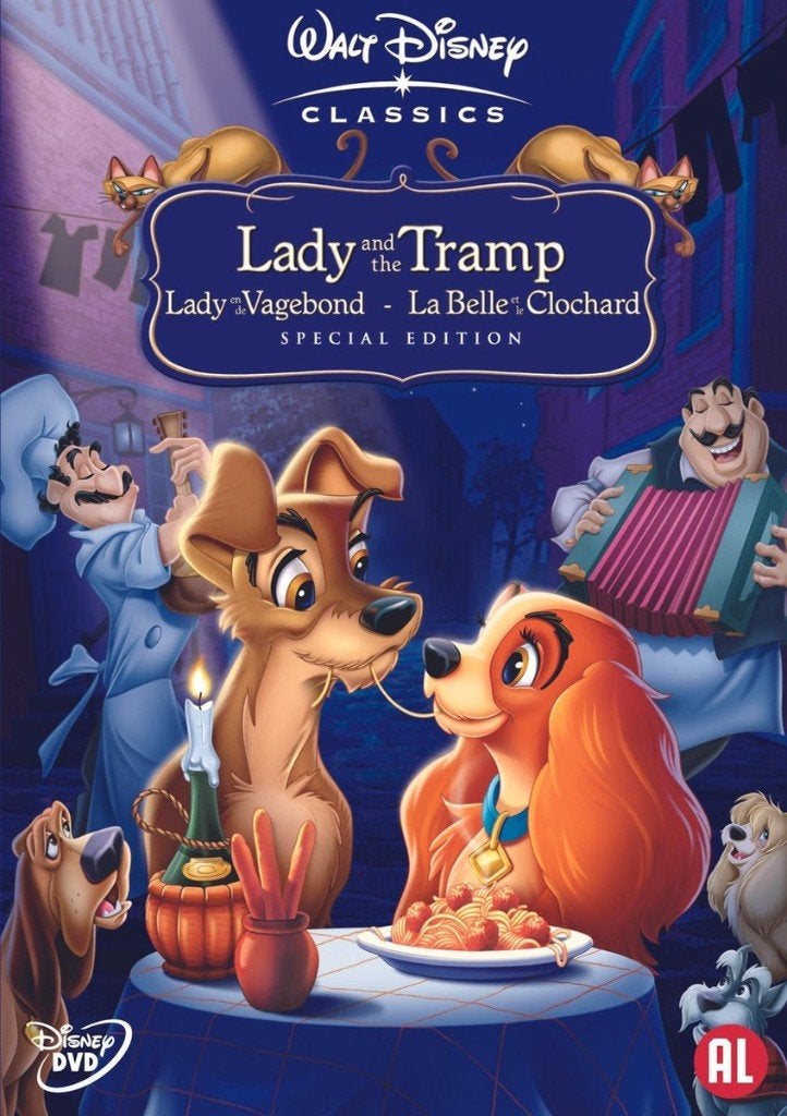 Walt Disney - Lady En De Vagebond (S.E.), Tekenfilm, Nederlands, Ophalen of Verzenden, Zo goed als nieuw