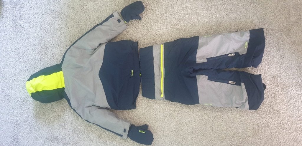 Decathlon Wedze Skipak Kind Maat 98/104 – Jas, Broek, Gebruikt, Jongen of Meisje, Decathlon (Wedze), Ophalen of Verzenden