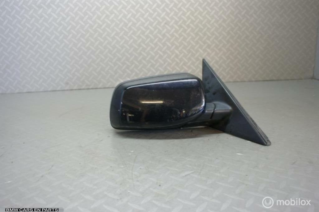 spiegel rechts 5 serie e60 2005 orient blauw e61, Gebruikt, BMW, BMW