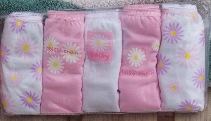5-pack meisjes slips maat 128 NIEUW (2904), Nacht- of Onderkleding, Meisje, Nieuw, Ophalen of Verzenden