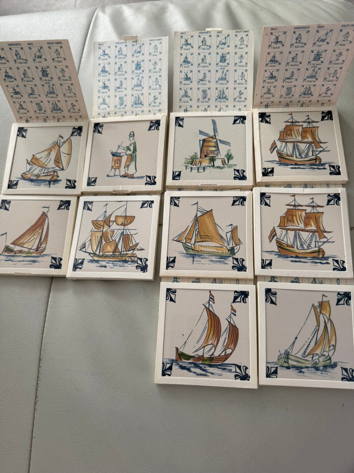 KLM business class tegeltjes, Verzamelen, Ophalen of Verzenden, Zo goed als nieuw