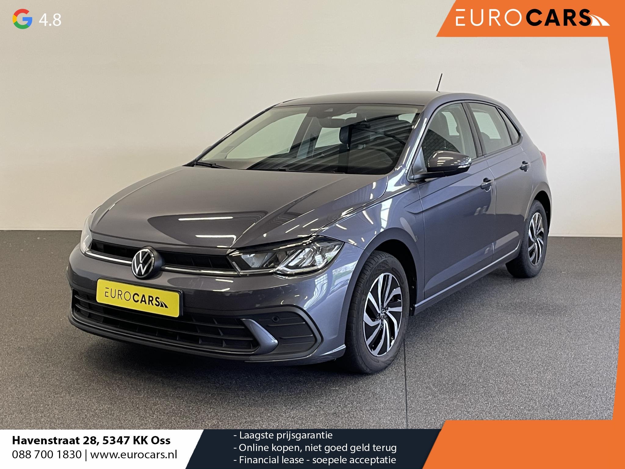 Volkswagen Polo 1.0 TSI DSG Life Navigatie Apple Carplay/And, Auto's, Stof, Gebruikt, 95 pk, 1104 kg