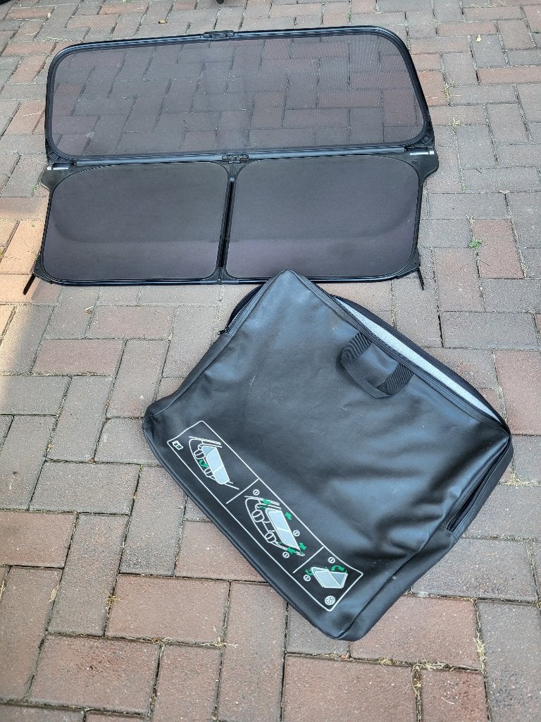 Windscherm volkswagen Eos origineel met tas., Ophalen