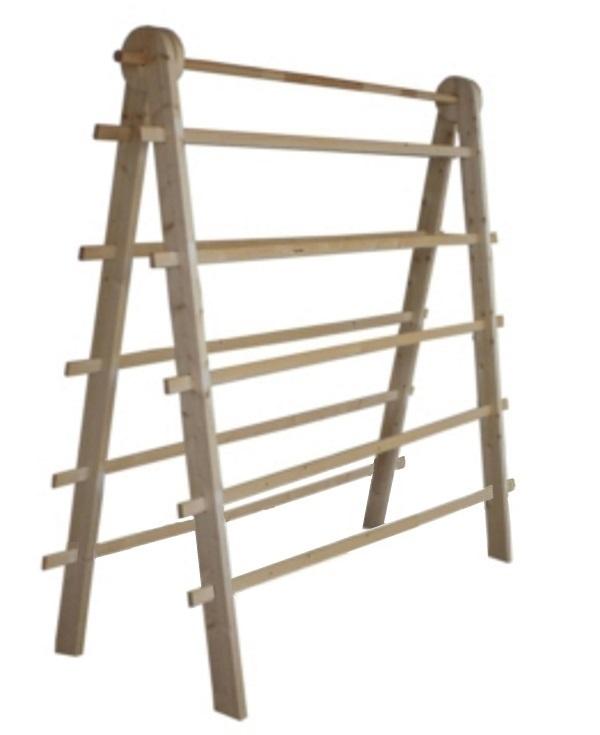Wasrek linnenrek wasdroger droogrek houten paardendekens, Verzenden, Nieuw, Wasrek