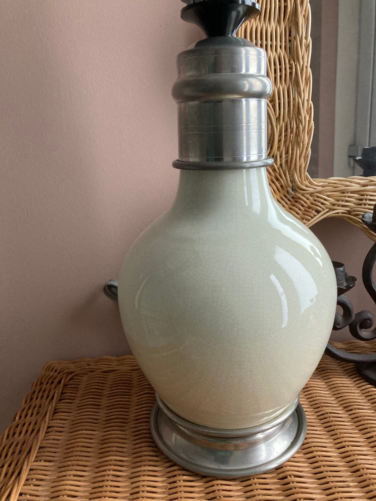 Prachtige Franse antieken lamp gemaakt door Jean Goardère, Antiek en Kunst, Ophalen of Verzenden