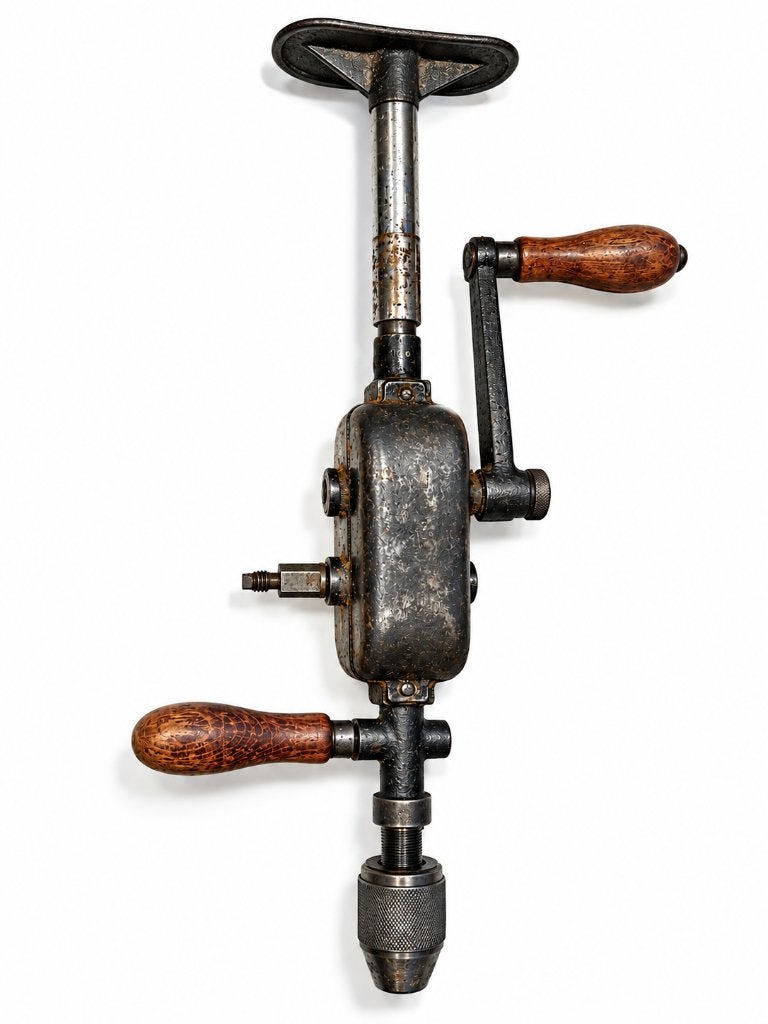 Antieke IXION 2-gang borstboormachine – ca. 1925/35, Antiek en Kunst, Ophalen