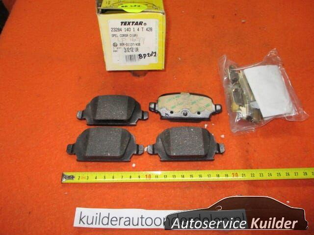 Remblokken achterzijde Opel Corsa C Tigra Twintop Textar, -, -, Opel, Nieuw