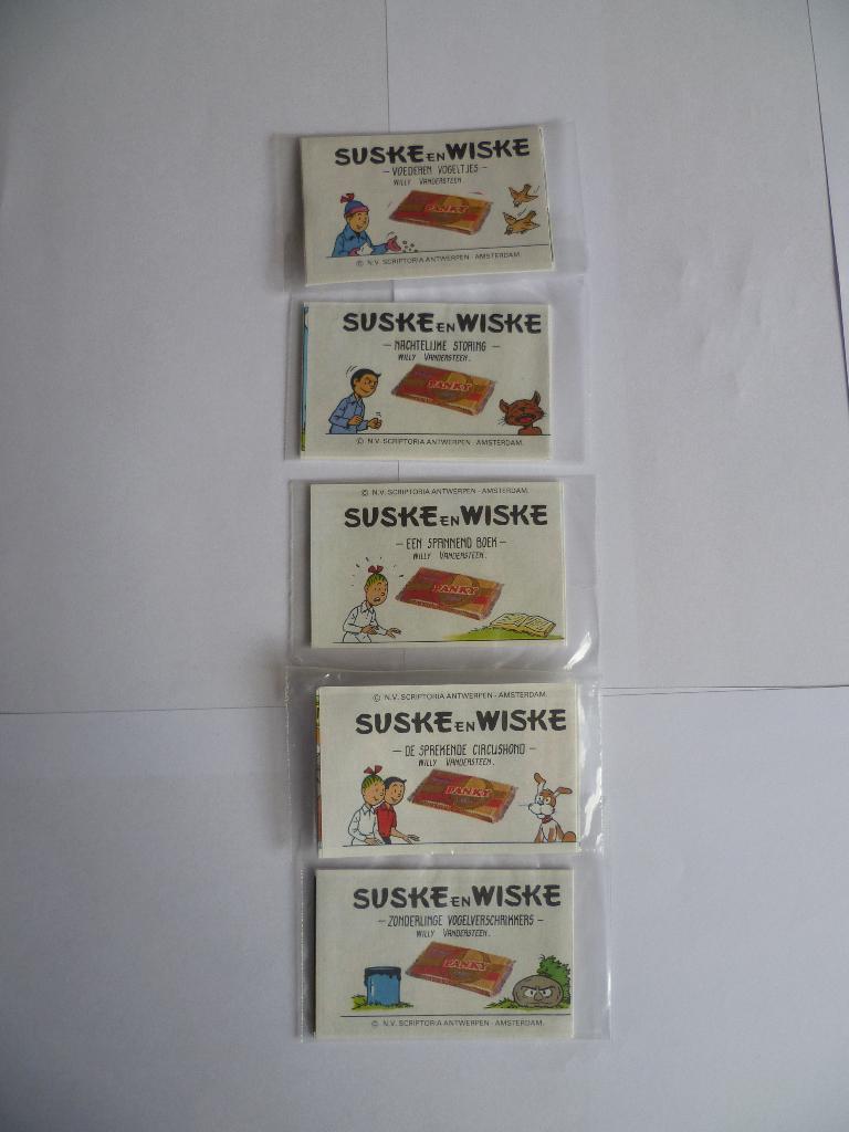SUSKE EN WISKE COMPLETE SET VOUWSTRIPS"PANKY"UIT 1982, Boeken, Stripboeken, Nieuw, Complete serie of reeks, Ophalen of Verzenden