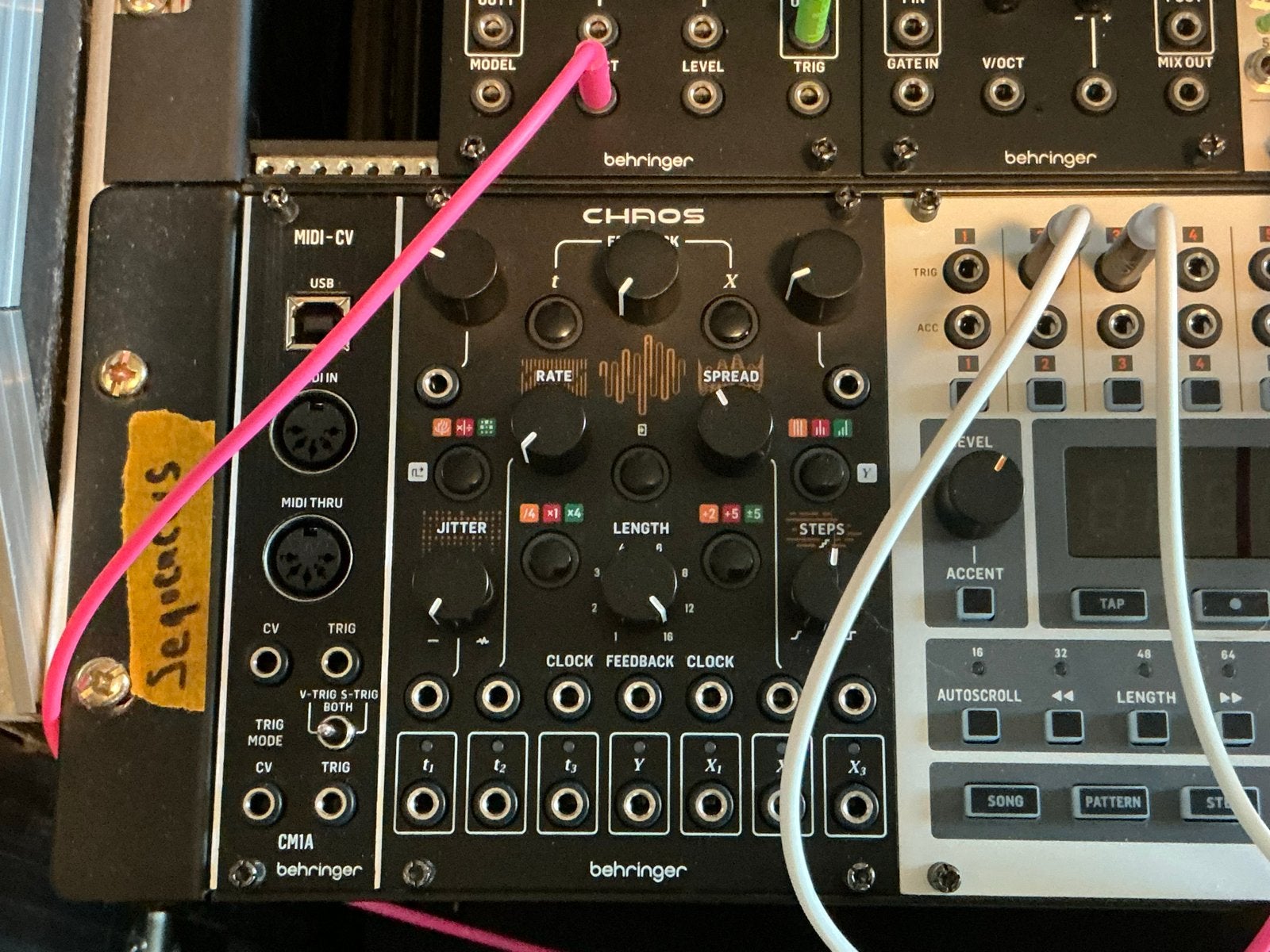 Behringer Chaos MIDI-CV Module - Zo goed als nieuw, Ophalen of Verzenden, Zo goed als nieuw, Overige aantallen, Met midi-aansluiting