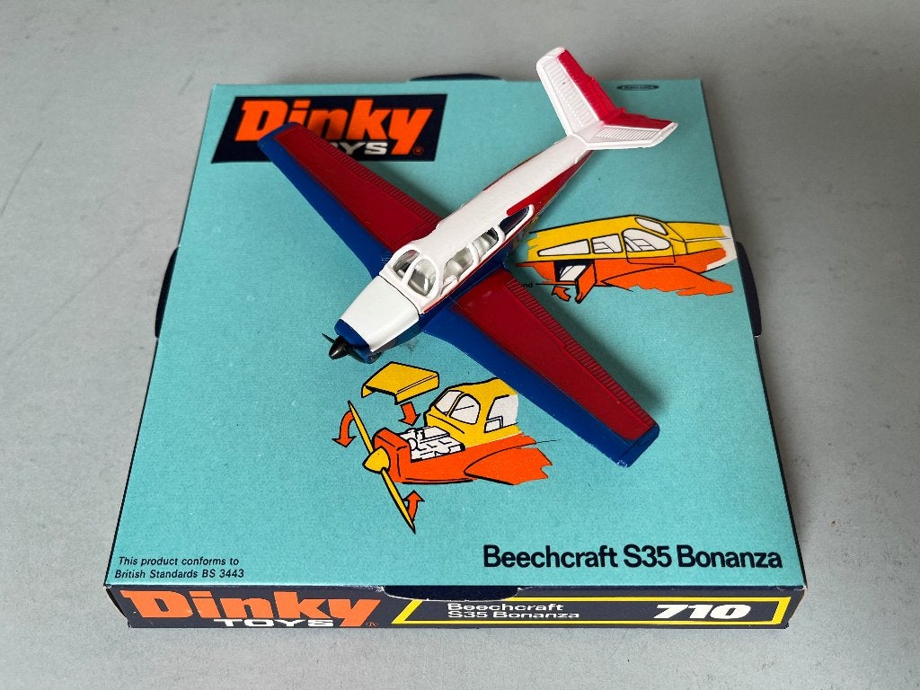 Dinky Toys Beechcraft S35 Bonanza nr. 710 OVP, Ophalen of Verzenden, Nieuw, Overige typen, Dinky Toys