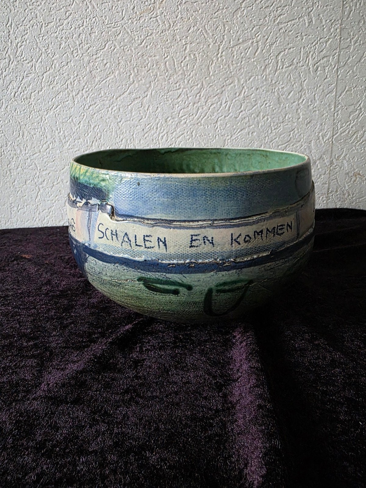 unieke keramieken schaal, Ophalen of Verzenden