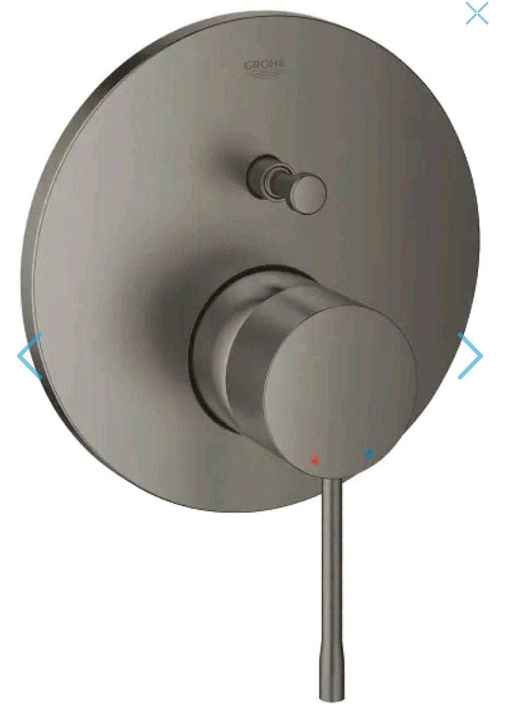 Grohe Essence New afbouwdeel bad/douchekraan brushed hard gr, Ophalen of Verzenden, Nieuw, Kraan