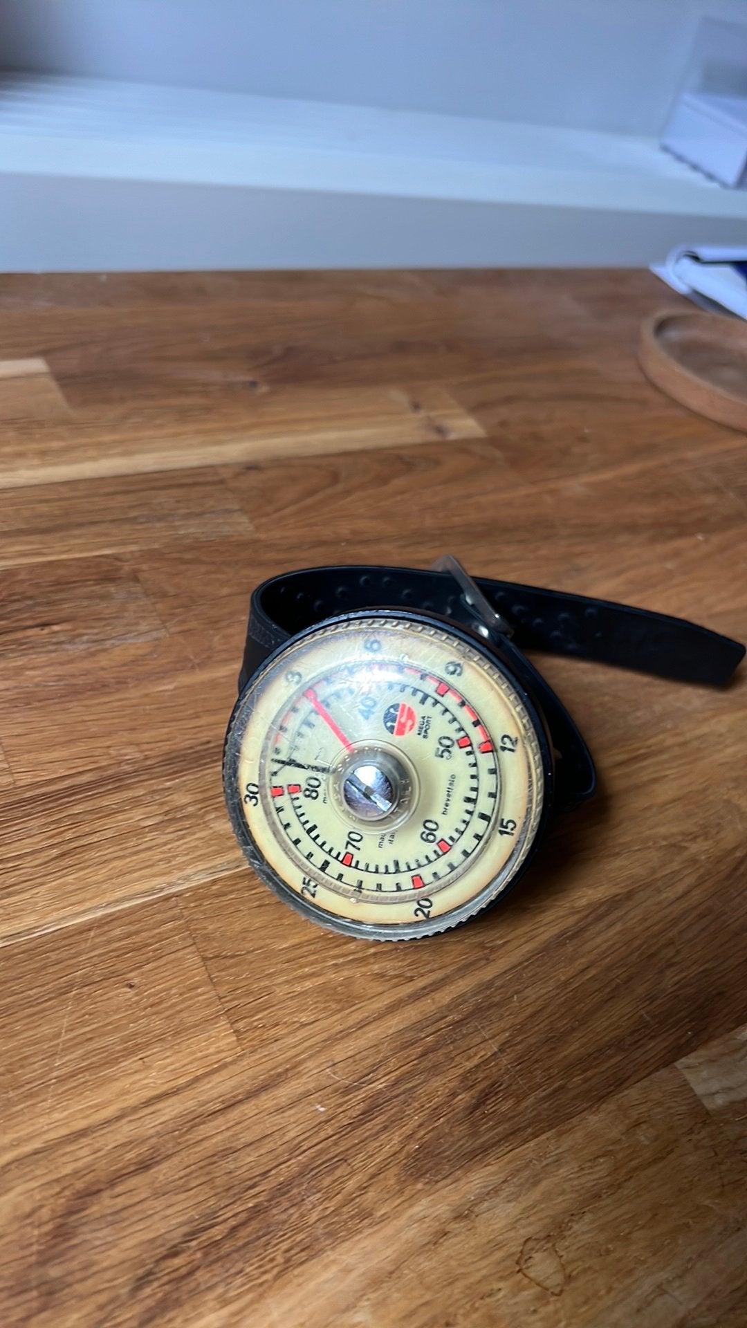 Mega Sport vintage duikersklok, drukmeter, Ophalen of Verzenden, Overige typen