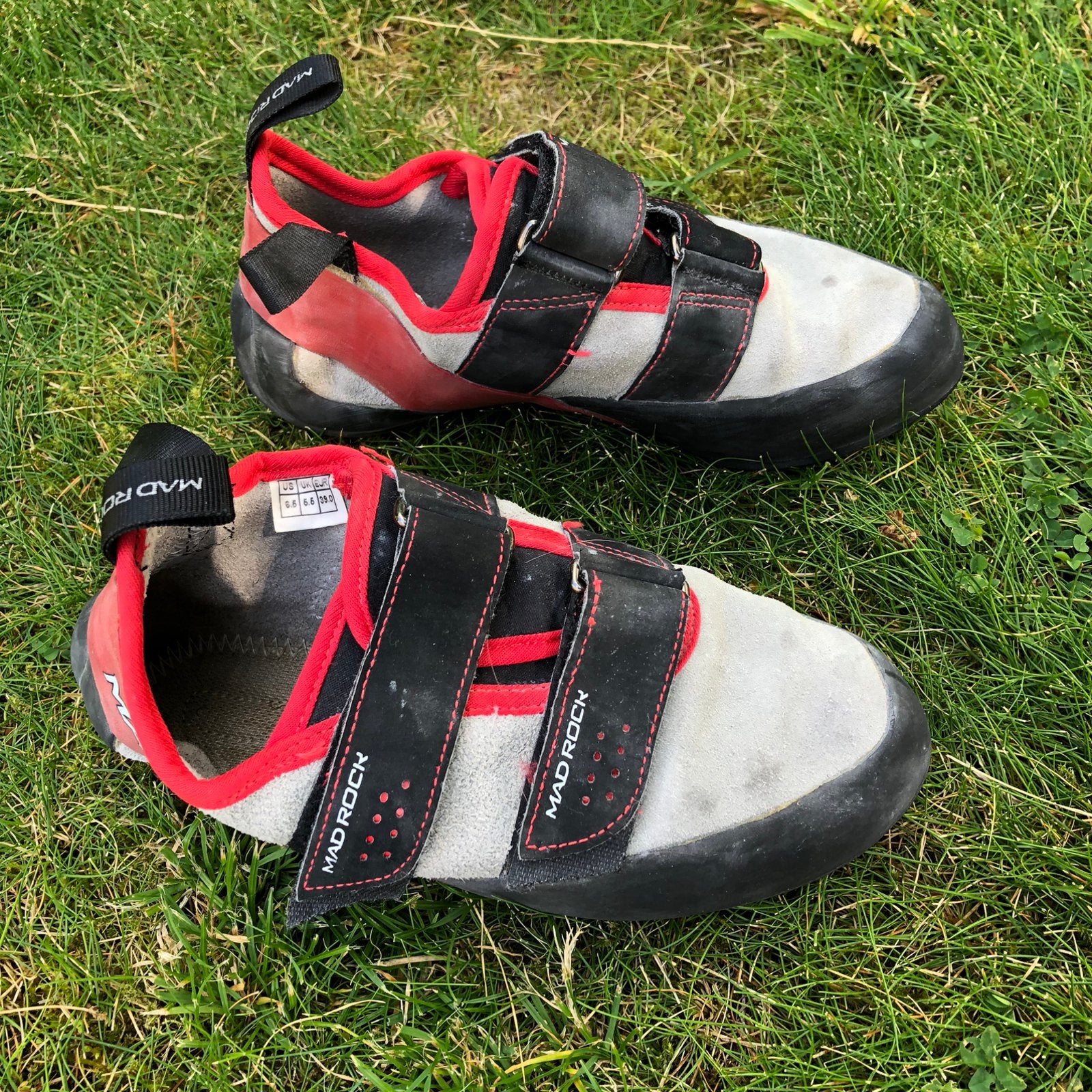 Klimschoenen Mad Rock maat 39, Sport en Fitness, Klimsport, Ophalen of Verzenden, Gebruikt, Klimsportschoenen
