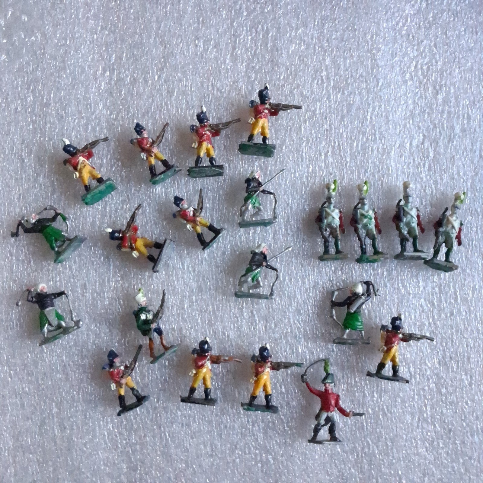 Tinnen Soldaatjes 21 Stuks, Verzenden