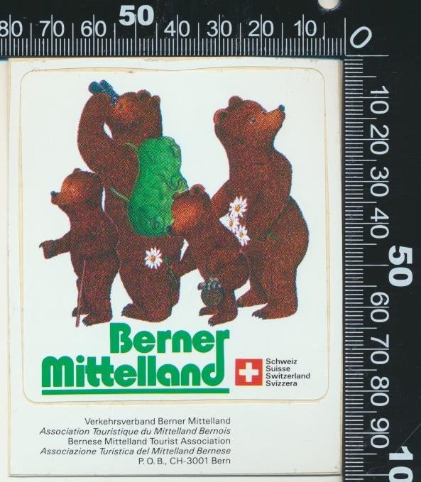 Sticker: Berner Mittelland - Bern (2), Ophalen of Verzenden, Zo goed als nieuw, Bedrijf of Vereniging