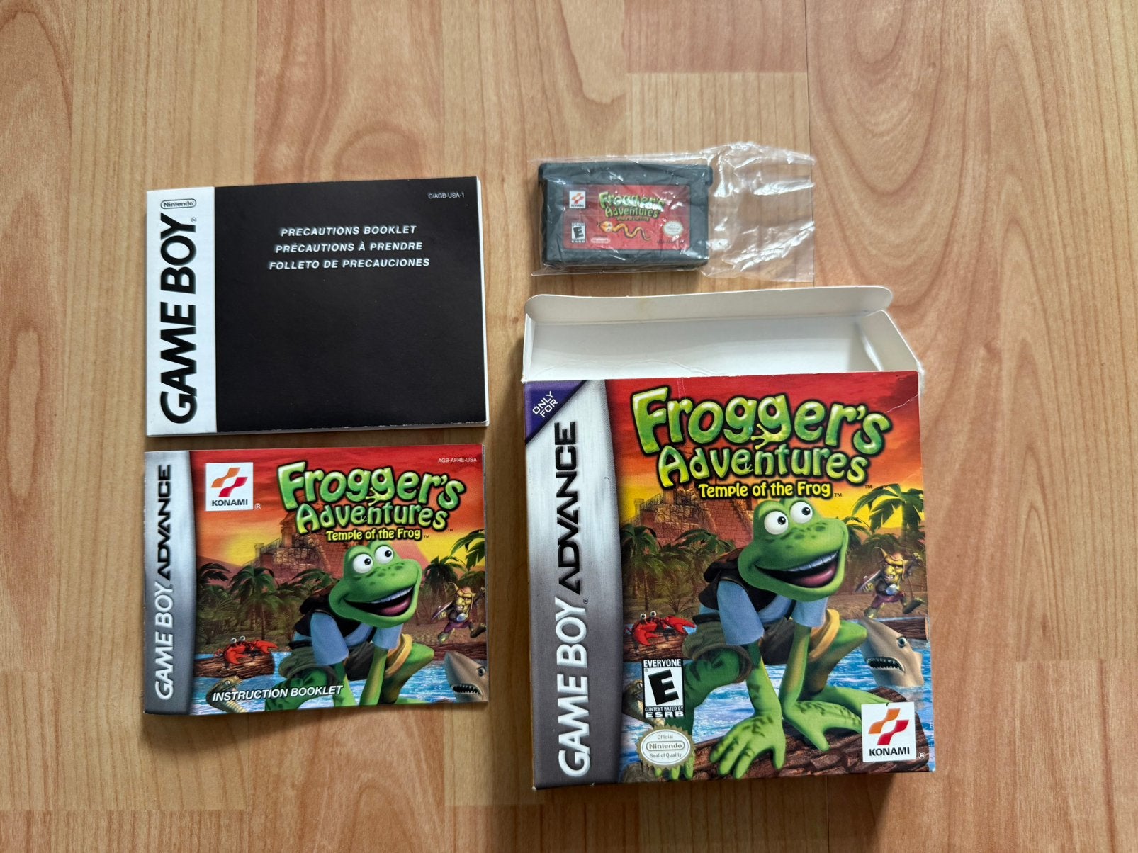 Game Boy Advance Frogger’s Adventures Temple of the Frog, 1 speler, Zo goed als nieuw, Vanaf 3 jaar, Ophalen