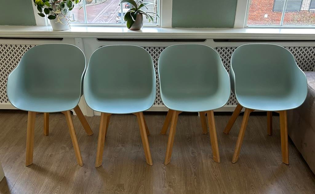 Stoelen, Huis en Inrichting, Stoelen, Ophalen, Zo goed als nieuw, Blauw