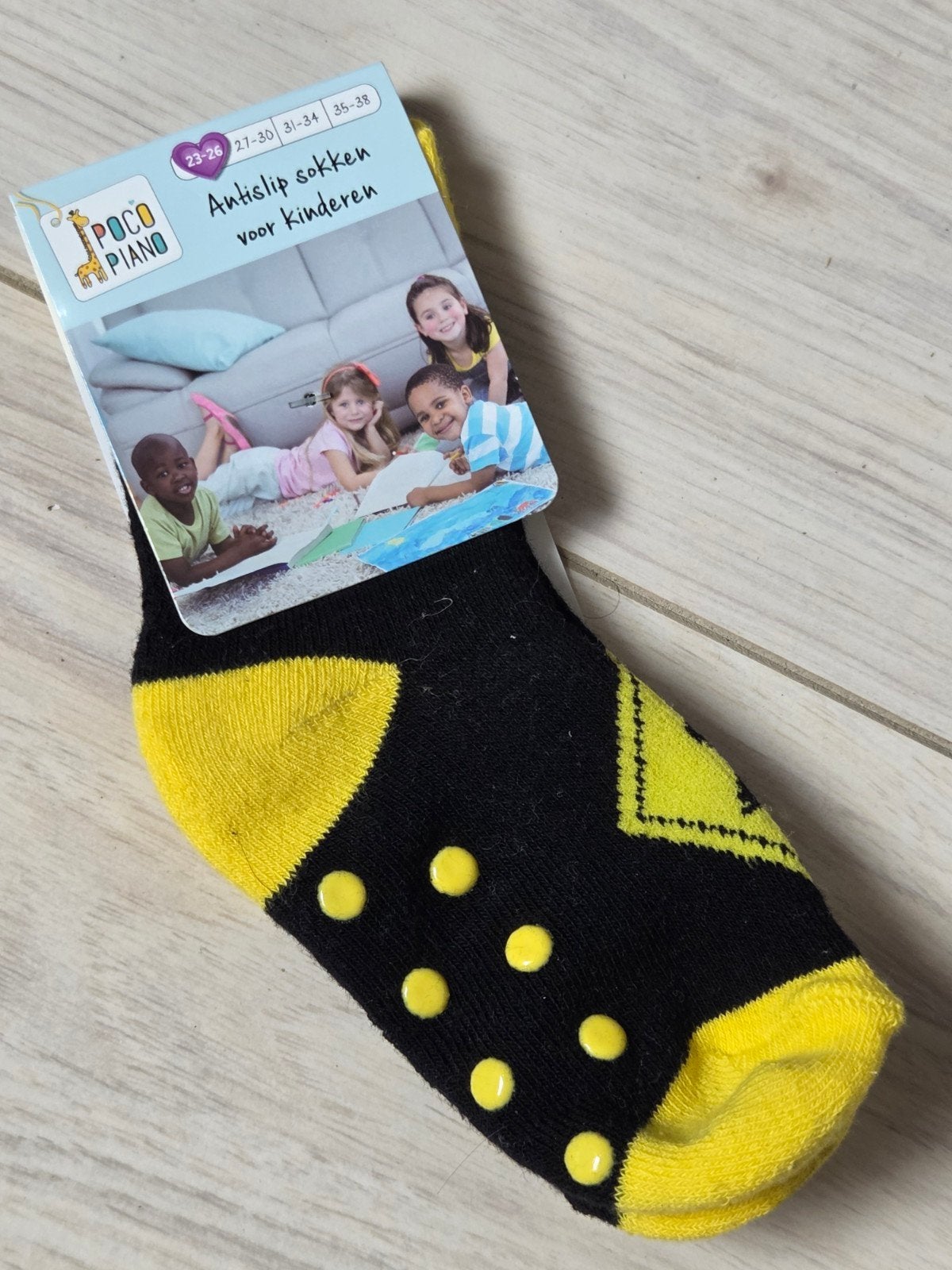 Anti slip sokken - maat 23-26, Jongen of Meisje, Nieuw, Sokken, Pocopiano