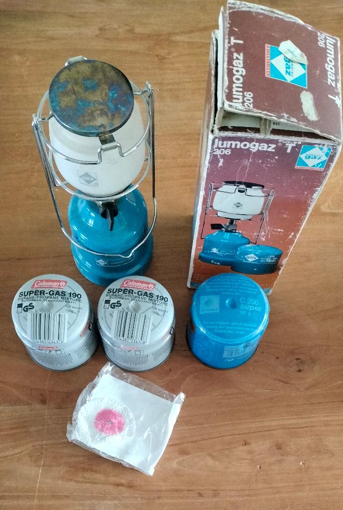 Campinggaz gaslamp, Caravans en Kamperen, Kampeeraccessoires, Ophalen, Zo goed als nieuw