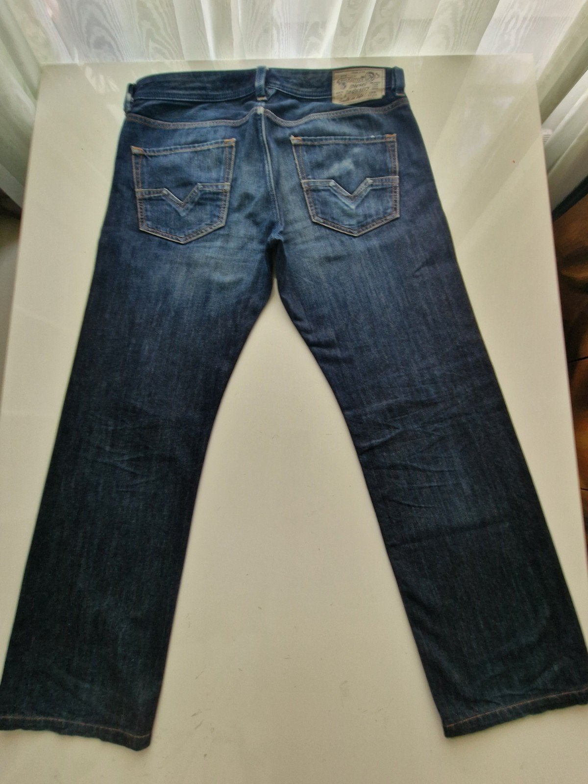 CLASSIC DIESEL LARKEE REGULAR STRAIGHT JEANS SIZE 34/32, Blauw, Ophalen of Verzenden, Zo goed als nieuw, W33 - W34 (confectie 48/50)