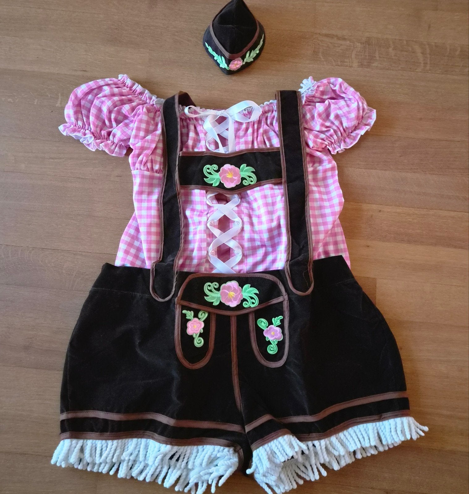 dames lederhose oktoberfest, Ophalen, Zo goed als nieuw, Overige thema's, Kleding