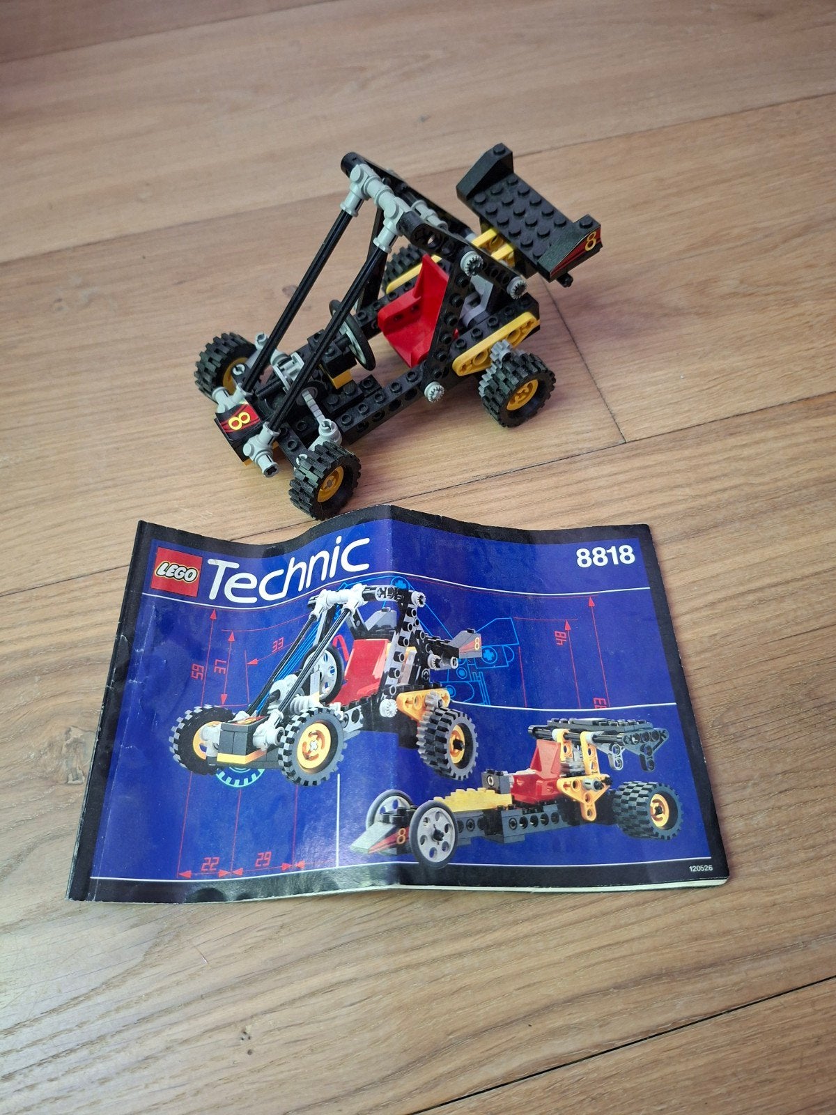 Lego Technic 8818 Dune Buggy met instructies, Gebruikt, Lego, Compleet, Ophalen of Verzenden