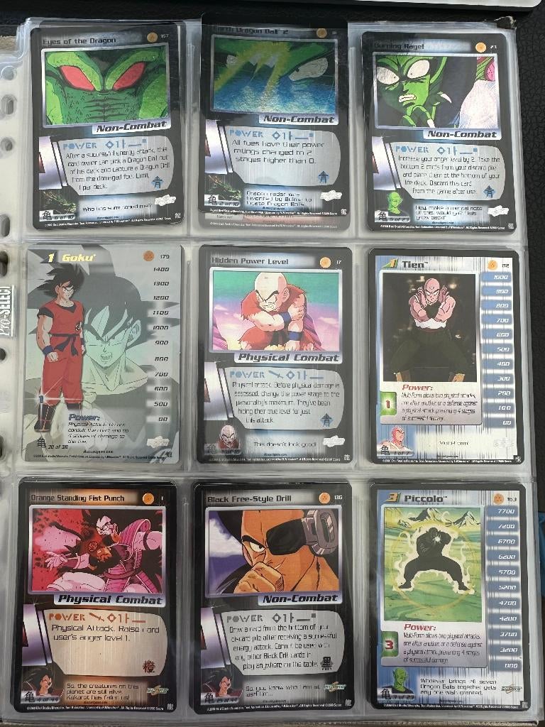 Dragon Ball Z kaarten, Hobby en Vrije tijd, Verzamelkaartspellen | Overige, Ophalen of Verzenden, Zo goed als nieuw, Meerdere kaarten