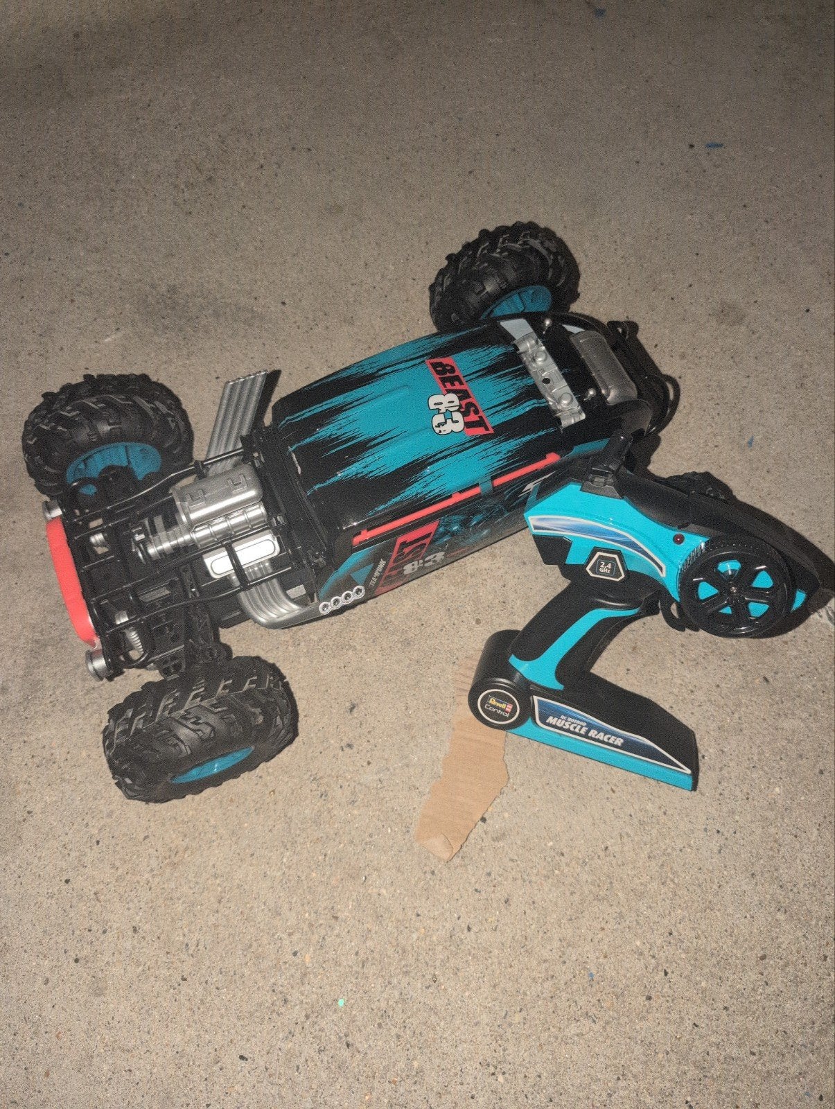 Revell Control Muscle Racer RC Auto met Afstandsbediening, Hobby en Vrije tijd, Modelbouw | Radiografisch | Auto's, Elektro, Auto offroad