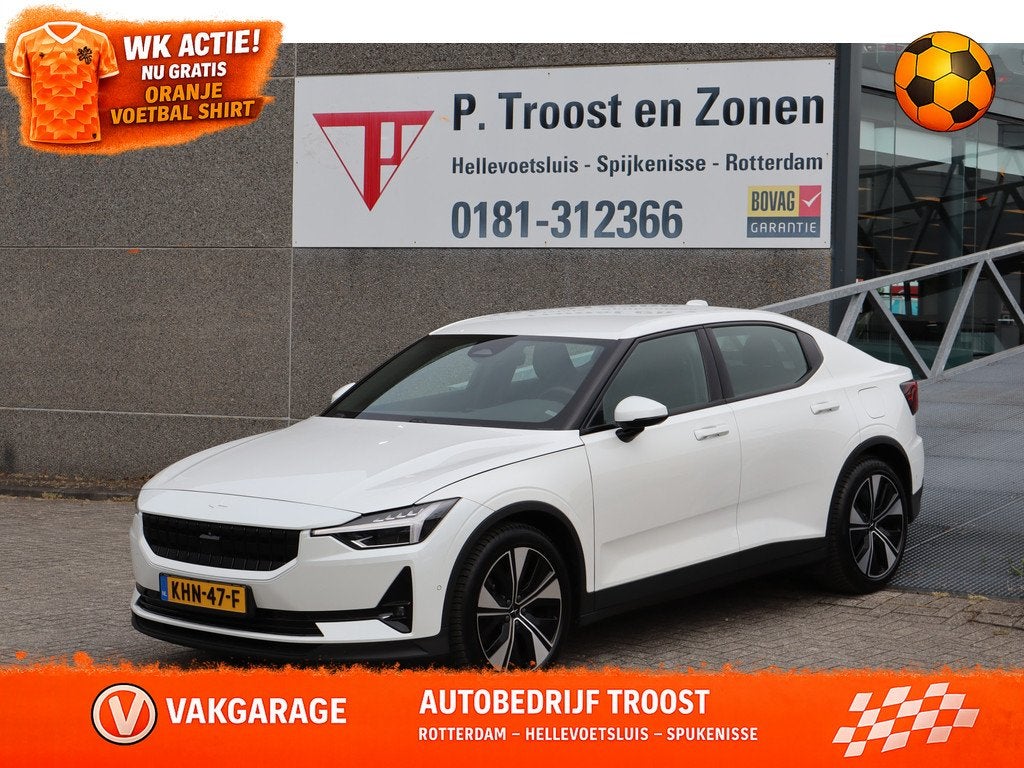 Polestar 2 Long Range Single Motor 78 kWh 94% SOH/Pilot pack, Gebruikt, Zwart, 24 min, 1969 kg