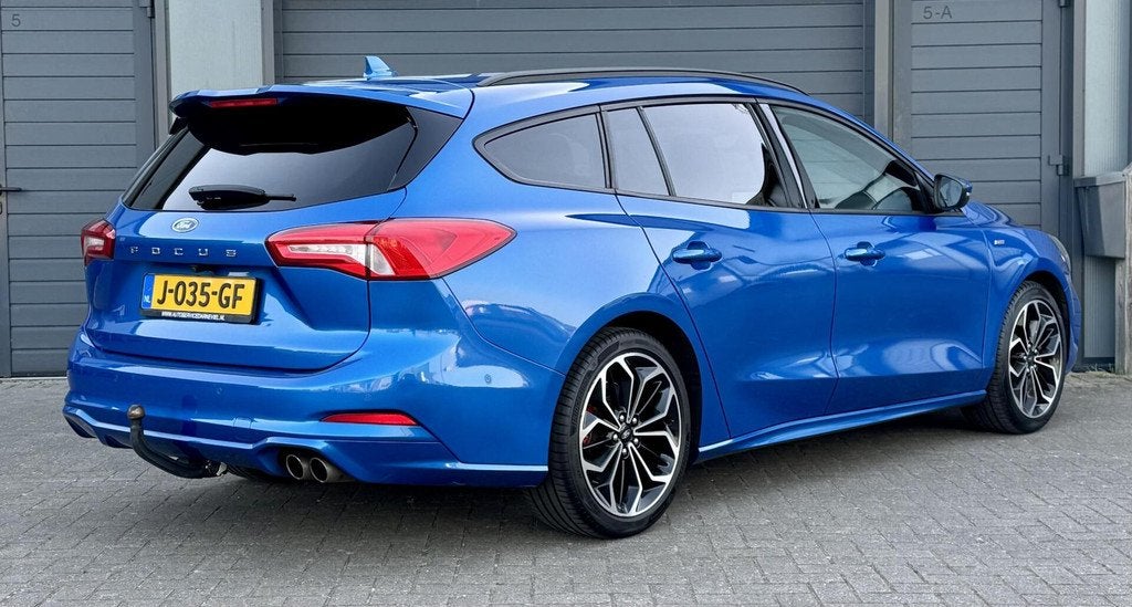 Ford Focus Wagon 1.5 -182pk EcoBoost | ST LINE | ZEER COMPLE, Auto's, Ford, Blauw, Origineel Nederlands, Handgeschakeld, 3 cilinders