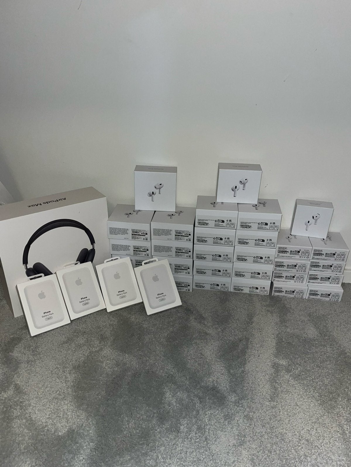 Aiprods pro 2 & 3 airpods 4 , maxx (koptelefoon) powerbanks, Bluetooth, Verzenden, Nieuw, Apple
