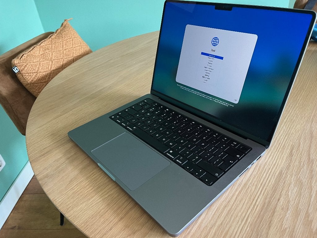 MacBook Pro 14 inch (2021) - M1 - Space Gray, Computers en Software, Apple Macbooks, Gebruikt, 2 tot 3 Ghz, Qwerty, Overige groottes