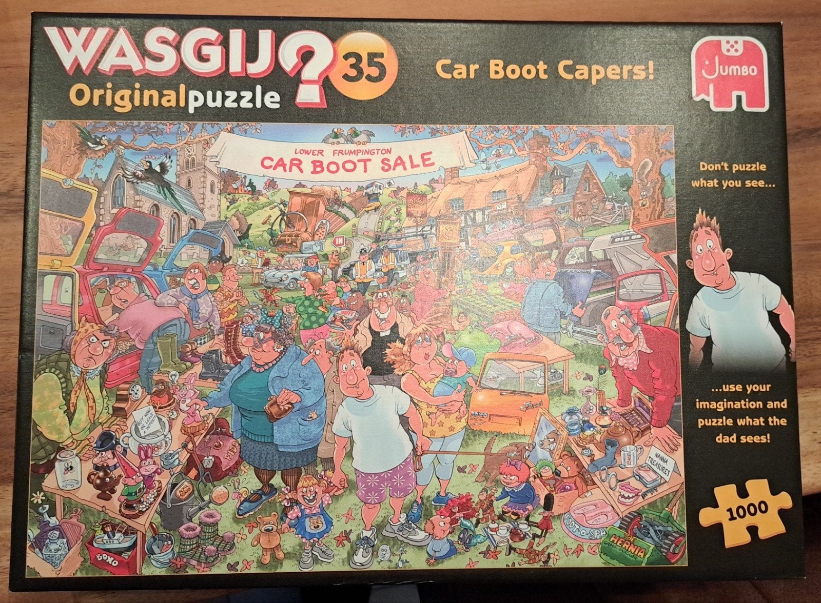 wasgij puzzel original 35, Ophalen, 500 t/m 1500 stukjes, Zo goed als nieuw, Legpuzzel