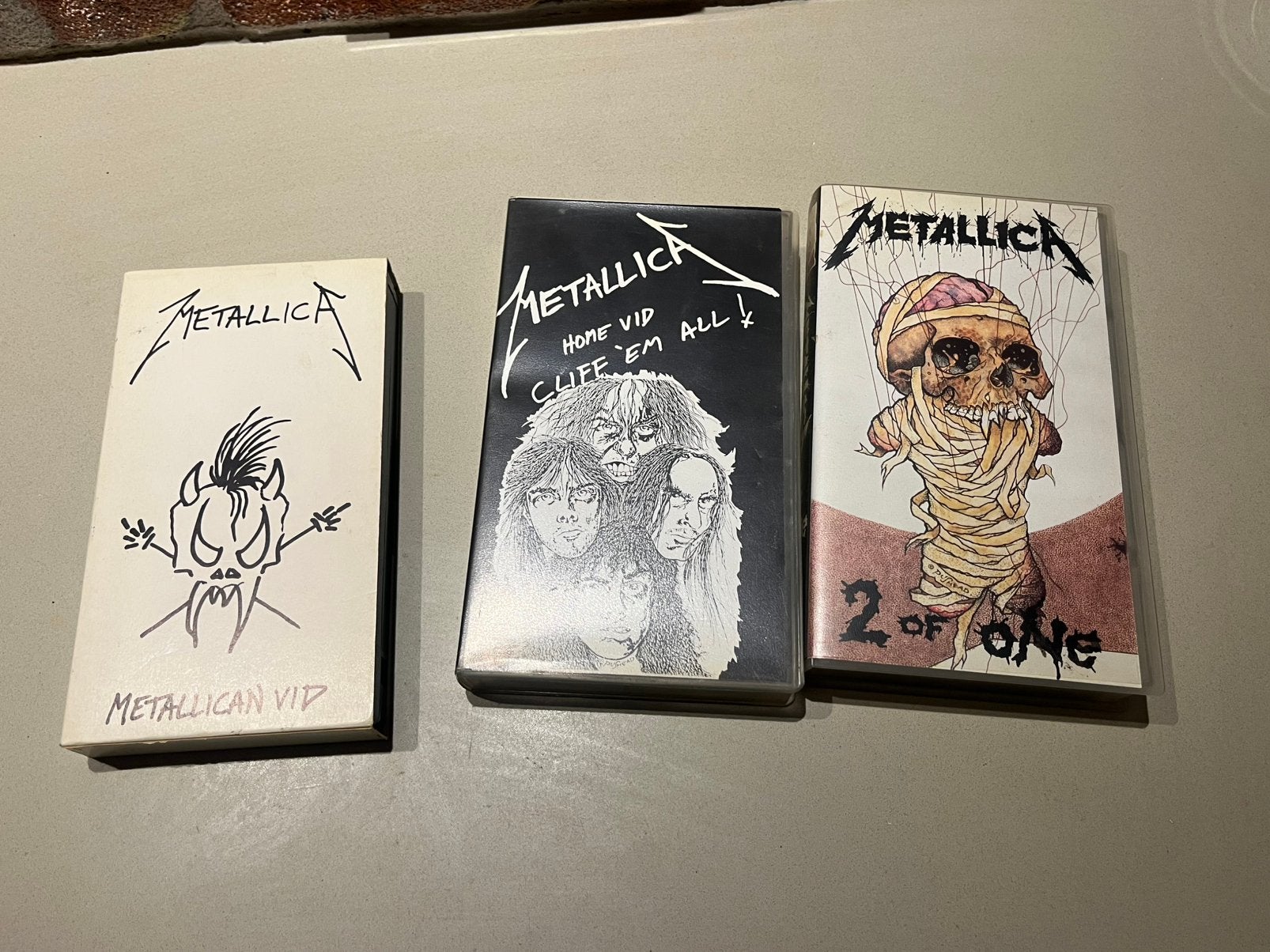 Metallica video banden, Cd's en Dvd's, VHS | Film, Alle leeftijden, Ophalen of Verzenden, Zo goed als nieuw, Overige genres