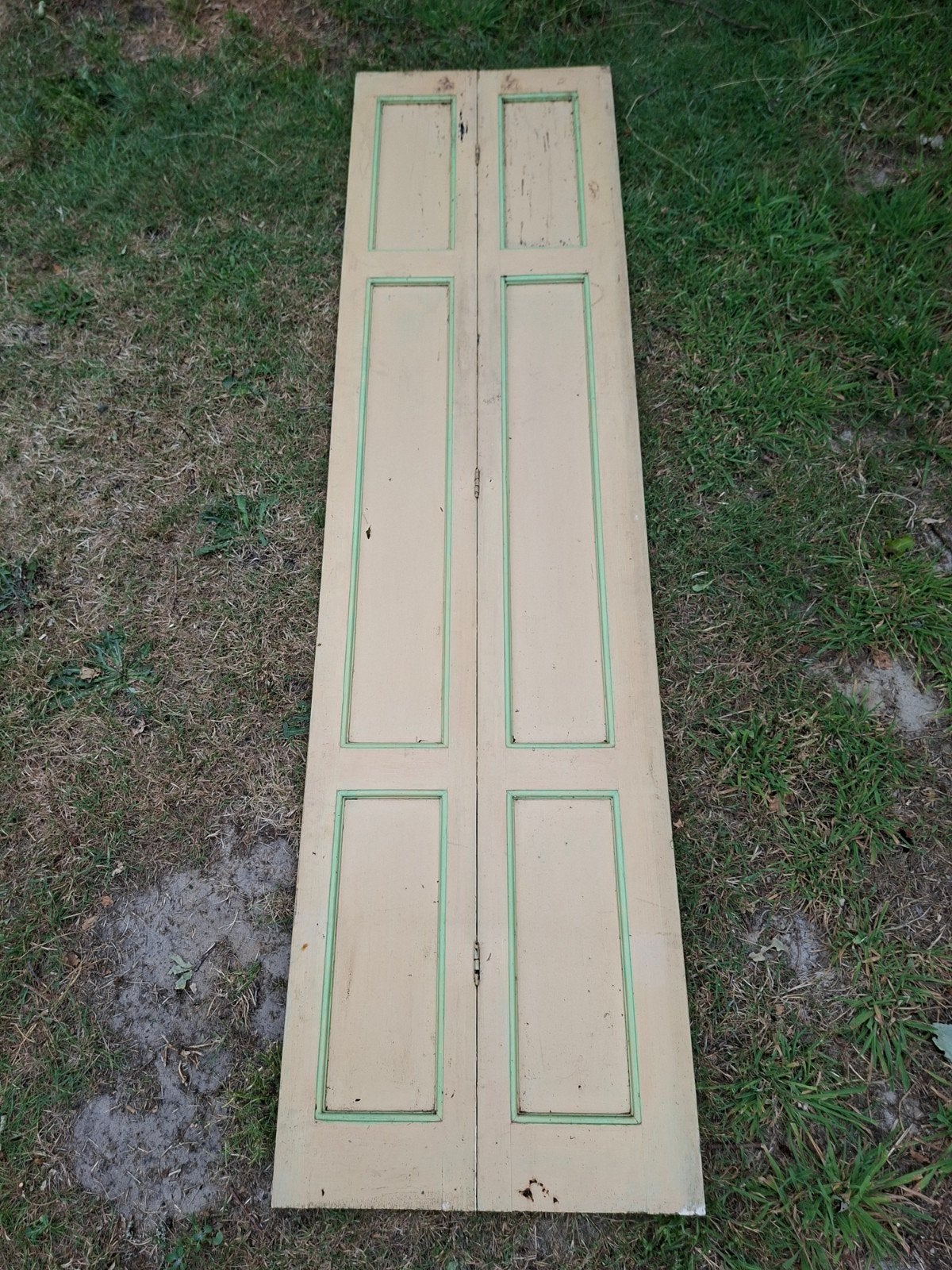 Authentieke raamluiken voor binnen 4 stuks hout, Doe-het-zelf en Verbouw, Deuren en Horren, Ophalen, Gebruikt, Minder dan 80 cm