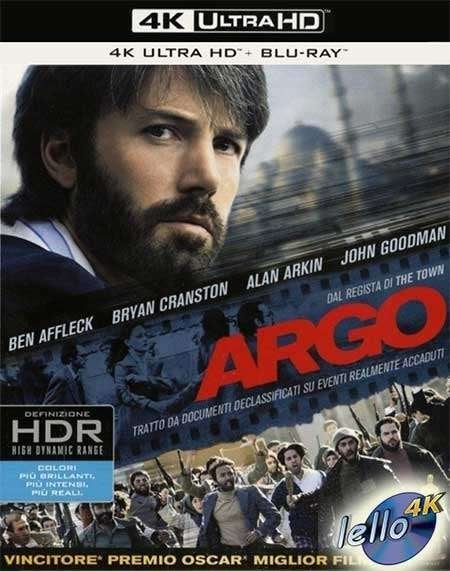 Blu-ray 4K: Argo (2012 Ben Affleck, Bryan Cranston) IT, Ophalen of Verzenden, Nieuw in verpakking, 4K Ultra HD Blu-ray, Thrillers en Misdaad