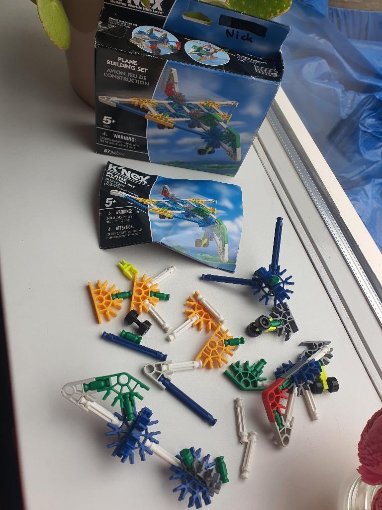 K'NEX Vliegtuig Set – Met doos & boekje, Kinderen en Baby's, Ophalen of Verzenden, K'nex