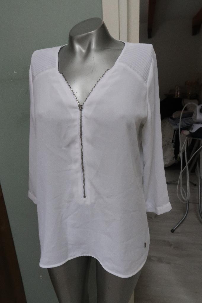 Anna mooie witte blouse maat 36, Anna van Toor, Wit, Ophalen of Verzenden, Zo goed als nieuw