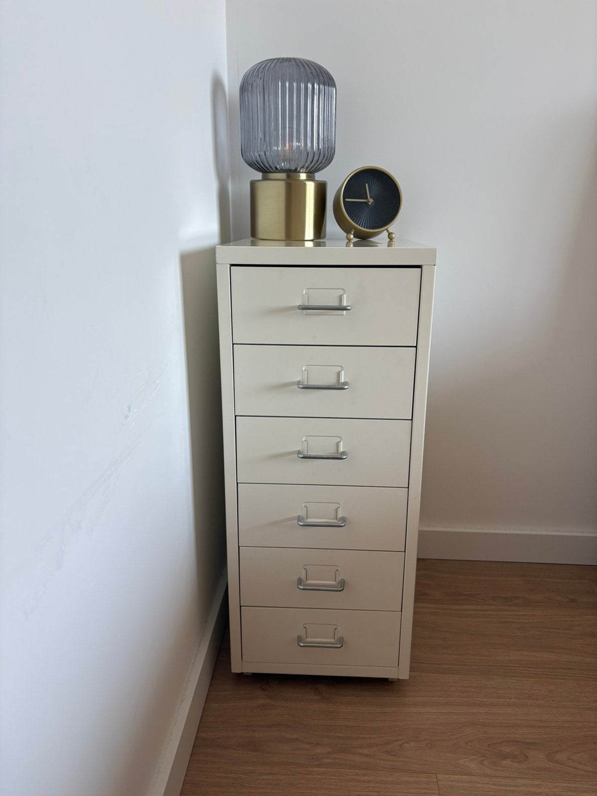 Ikea helmer - wit, 6 lades, Ophalen, Minder dan 50 cm, Gebruikt, 5 laden of meer