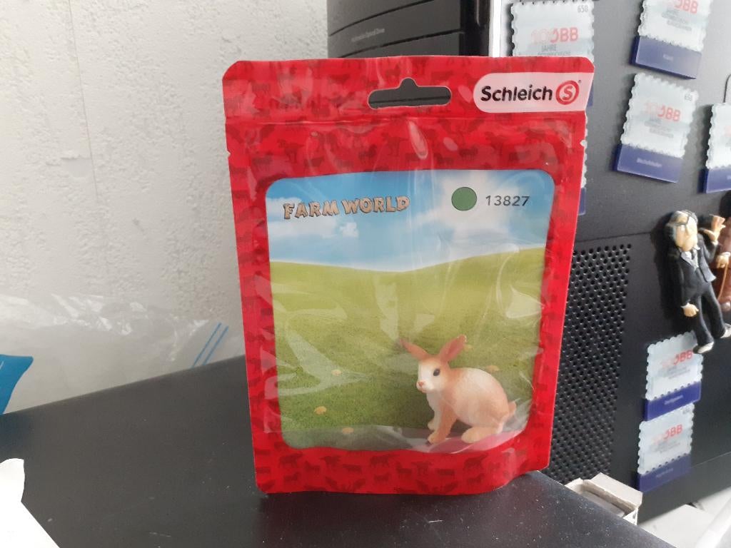 Schleich 13827 konijn in org. verpakking,, dierfiguur, Verzamelen, Dierenverzamelingen, Ophalen of Verzenden, Nieuw, Paard, Beeldje of Figuurtje