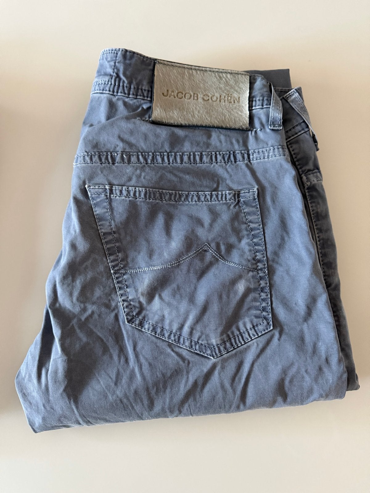 Jacob Cohen J633 Jeans - Stijlvolle Herenbroek, Ophalen of Verzenden, Gedragen, Maat 48/50 (M), Blauw