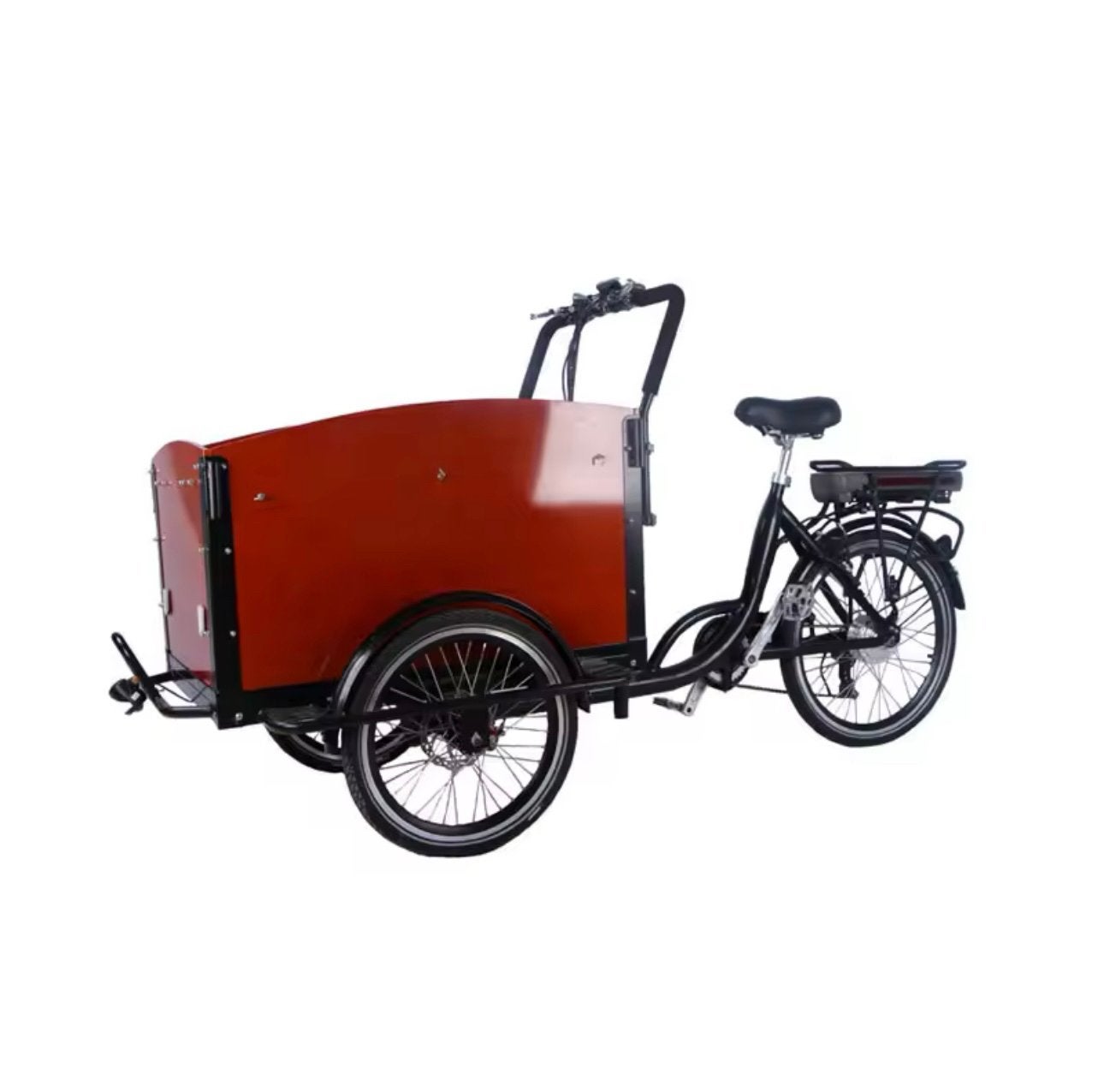 Nieuwe elektrische bakfiets compleet en helemaal rijklaar, Fietsen en Brommers, Ophalen of Verzenden, Zo goed als nieuw, 4 kinderen of meer