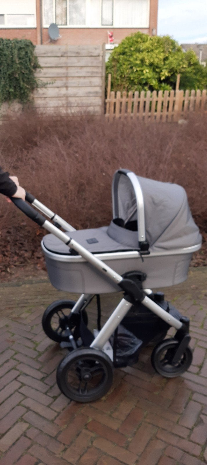 Mutsy Transit Kinderwagen - grijs - Ideaal voor Grootouders, Gebruikt, Mutsy, Met reiswieg, Ophalen