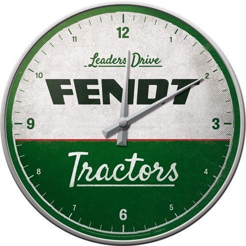 Fendt Tractors reclame klok wandklok decoratie wanddeco, Ophalen of Verzenden, Nieuw, Auto's