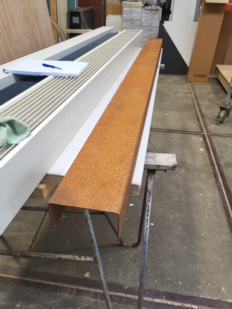 cortenstaal U profiel 80x140x80 3mm 2200, Tuin en Terras, Bloembakken en Plantenbakken, Minder dan 30 cm, 100 cm of meer, Ophalen of Verzenden