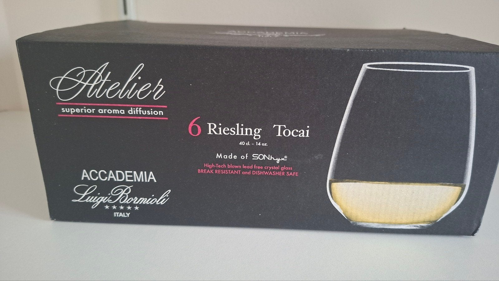Riesling glazen, Glas of Glazen, Nieuw, Ophalen of Verzenden, Glas
